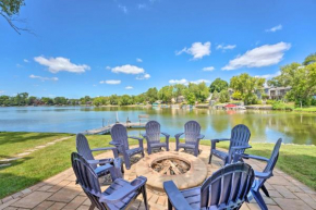 Lakefront Oasis with Boat Dock, Fire Pit, Grill